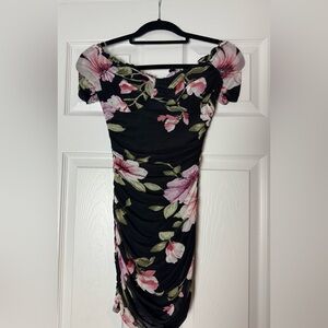 Fitted floral dress